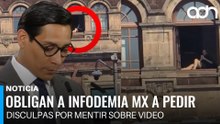 Obligan a Infodemia MX a pedir disculpas por mentir sobre video del Palacio Nacional