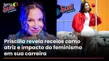 Priscilla revela medos e desafios em 1º papel fixo no teatro: ‘Tive receio de não dar conta’
