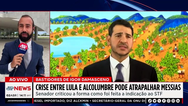 Crise entre Lula e Davi Alcolumbre pode atrapalhar indicação de Messias ao STF | TEMPO REAL