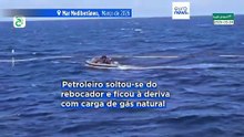 Navio de transporte de gás russo Arctic Metagaz separou-se do rebocador e anda à deriva