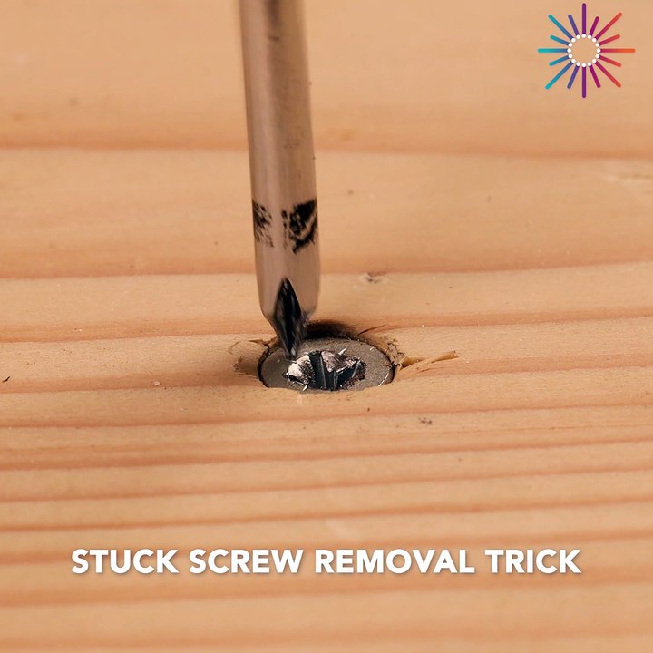 How to remove screws easily