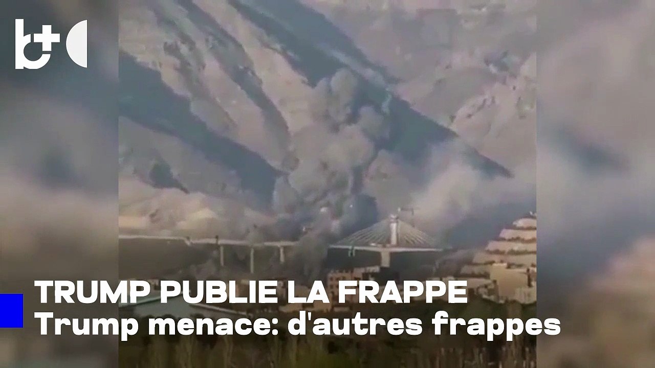 Trump publie la vidéo du pont iranien détruit, plus haut du M.-Orient : d'autres suivront