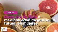 Dieta rica en fibra mediana edad mejora salud futura mujeres
