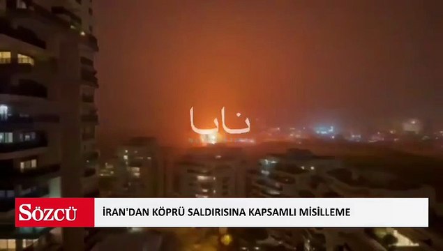 İran'dan köprü saldırısına kapsamlı misilleme