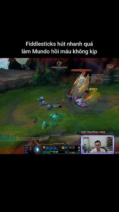 Fiddlesticks hút nhanh quá làm Mundo hồi máu không kịp #fiddlesticks #mundo #lienminhhuyenthoai #leagueoflegends #knightriseky