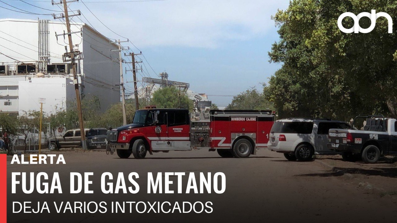 🚨¡Última Hora! Fuga de gas metano en Ciudad Obregón deja trabajadores intoxicados