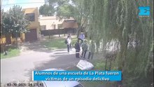 Un grupo de alumnos fue víctima de un robo a la salida de la escuela en La Plata