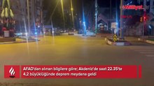 Akdeniz'de 4,2 büyüklüğünde deprem