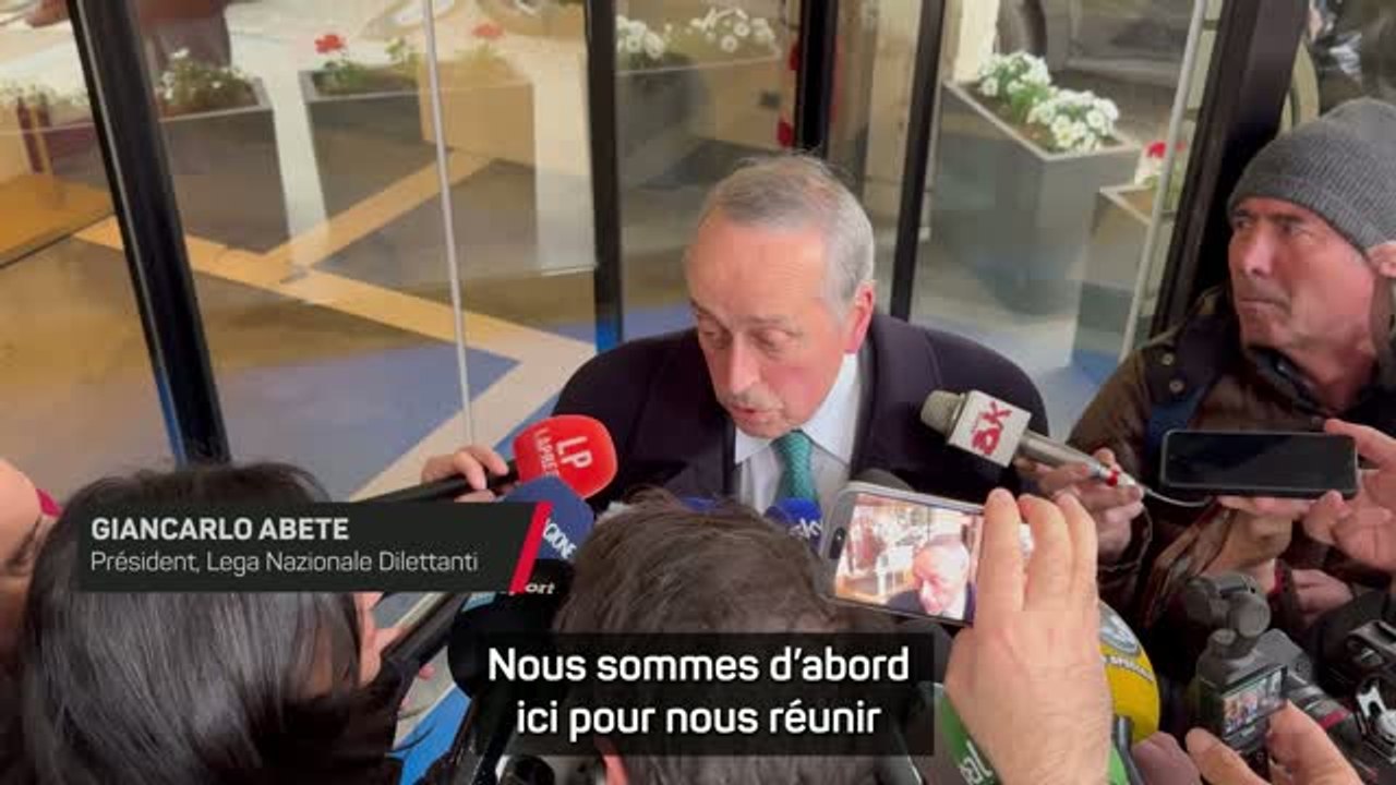 Italie - Abete refuse de se projeter à la tête de la FIGC