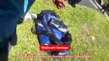 Tiger Woods’ DUI bodycam footage reveals moment after crash