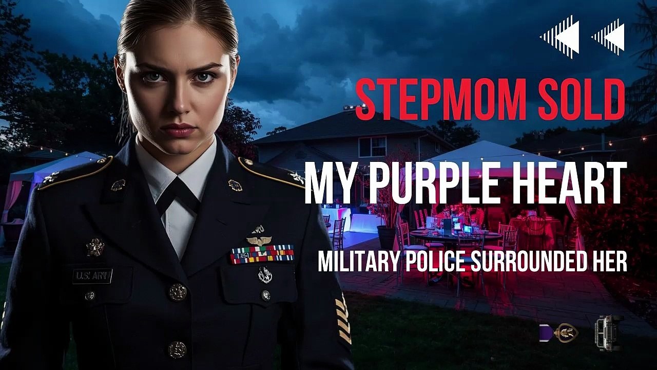 Stepmom Sold My Purple Heart – Until Military Police Surrounded Her Garden Party | True Revenge Story