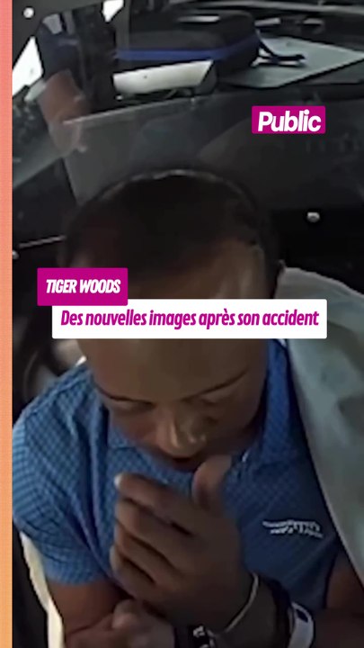 Le sheriff de Martin County a rendu publique les images de l'arrestation du Tigre après son accident de voiture