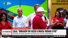 Lula rebate Trump: “Ninguém vai fazer o Brasil mudar o Pix”