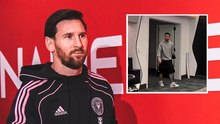 Messi deja ver su felicidad al conocer su nuevo vestidor, con una reacción que lo dice todo