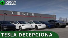 Entregas da Tesla caem no trimestre e frustram mercado