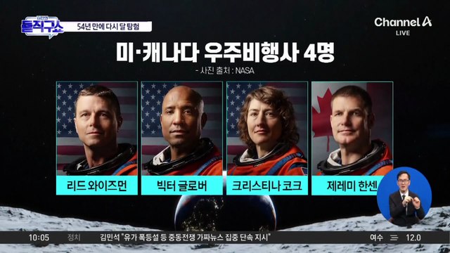 54년 만에 달로…아르테미스 2호 발사 성공