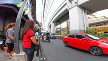 Aurora Boulevard Along A. Luna Street in San Juan City in the Philippines