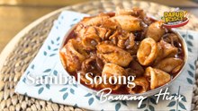 Senang & Tak Payah Kisar Bawang! Sambal Sotong Bawang Hiris Ni Memang Sangat Sedap