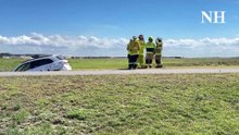 Car crashes onto Williamtown RAAF Base | Newcastle Herald | April 3, 2026