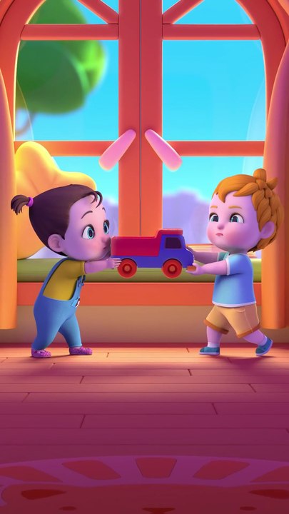 Oh no! The toy broke! 😱 Learning to Share with Baby NuNu #Shorts #NuNuTV