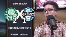 Cotação de GZH - Palmeiras 2x1 Grêmio