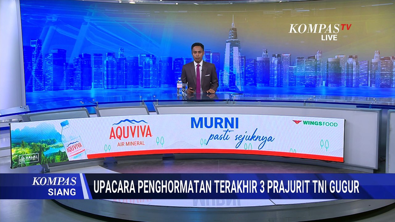 3 Prajurit TNI Gugur di Lebanon, UNIFIL Gelar Penghormatan Terakhir | KOMPAS SIANG