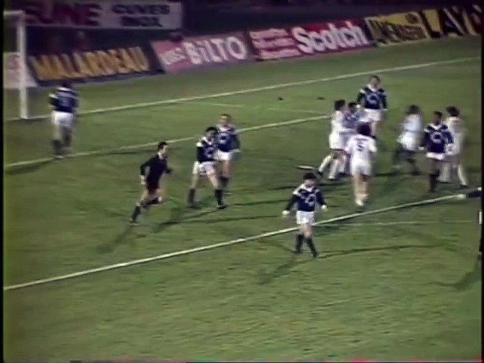 BORDEAUX - AUXERRE - 1985 - SAISON 1984/1985 -