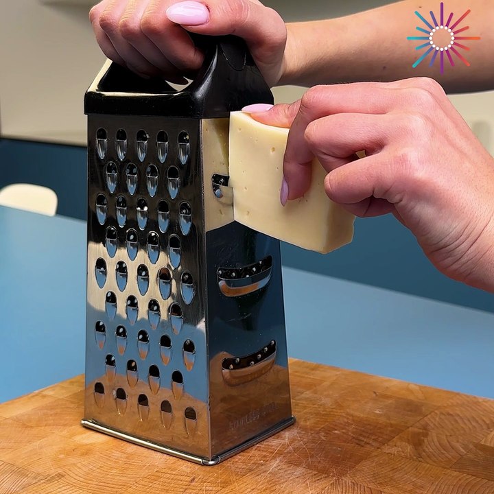 Watch this before you grate cheese again 🧀👀