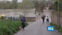 Spoltore, esonda il fiume Pescara: 300 persone lasciate fuori casa