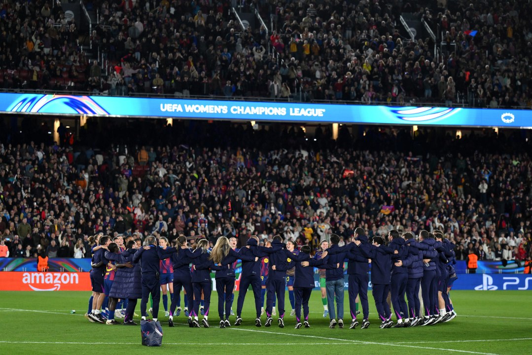 Festa blaugrana nel Clasico Feminile: le calciatrici del Barcellona alle percussioni