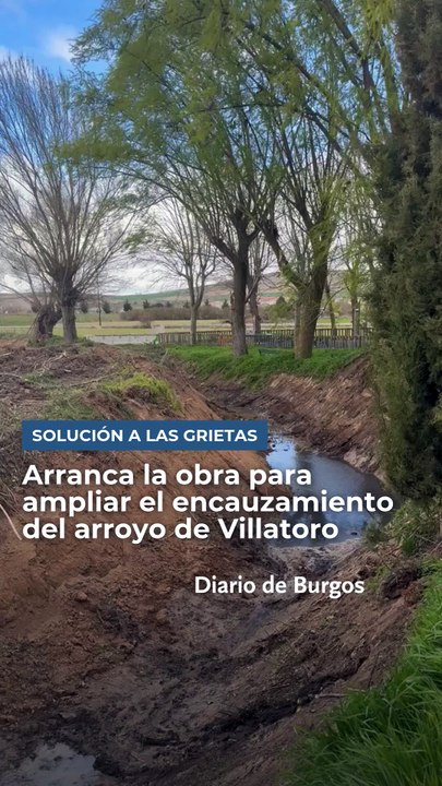 Arranca la obra para ampliar el encauzamiento del arroyo de Villatoro