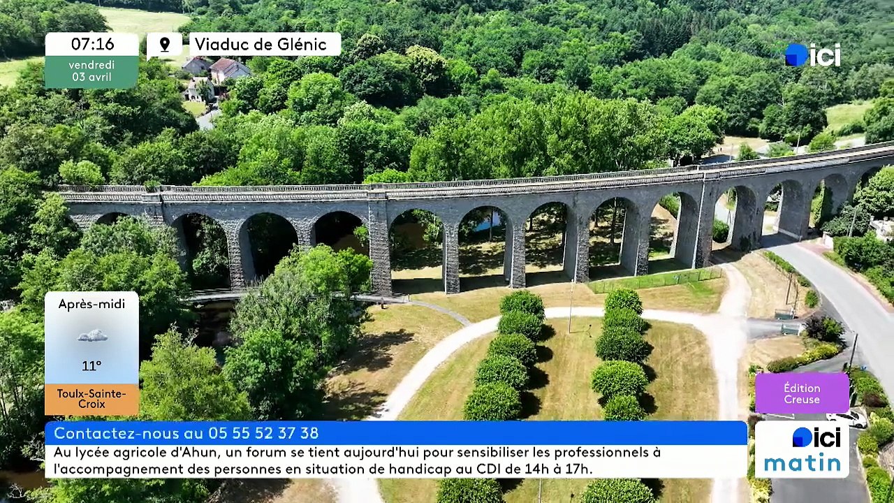 03/04/2026 - ici matin par ici Creuse en vidéo