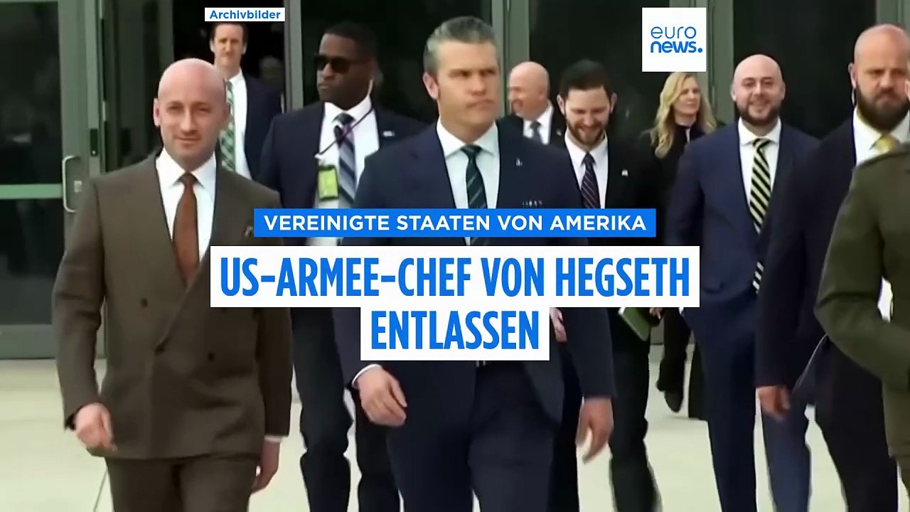 Führungswechsel im Pentagon: US-Armeechef muss gehen