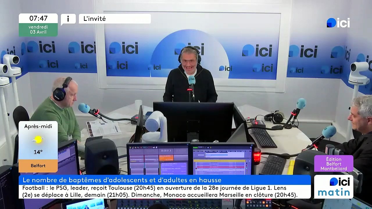 L’Evêque du diocèse de Belfort se réjouit du grand nombre de baptême de jeunes adultes qui se font baptiser à l’occasion des fêtes de Pâques