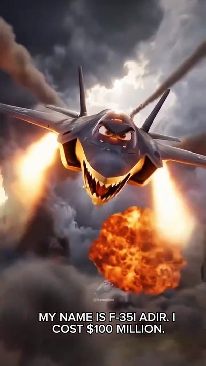 This Jet Can Bypass ANY Radar 👀 | F-35I Adir Israeli Jet #shortanimation #jet