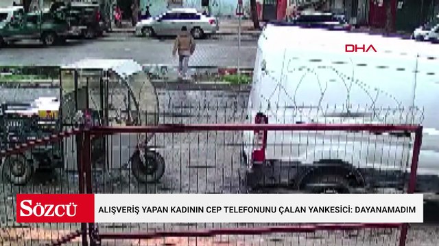 Pastanede alışveriş yapan kadının cep telefonunu çalan yankesici: Dayanamadım