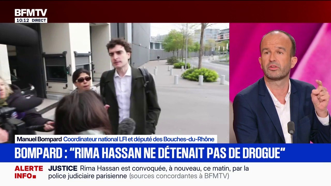 Garde à vue de Rima Hassan: "Je souhaite qu'il y ait des enquêtes administratives", Manuel Bompard, coordinateur national de La France insoumise