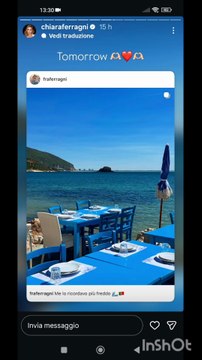 Chiara Ferragni story oggi a lisbona