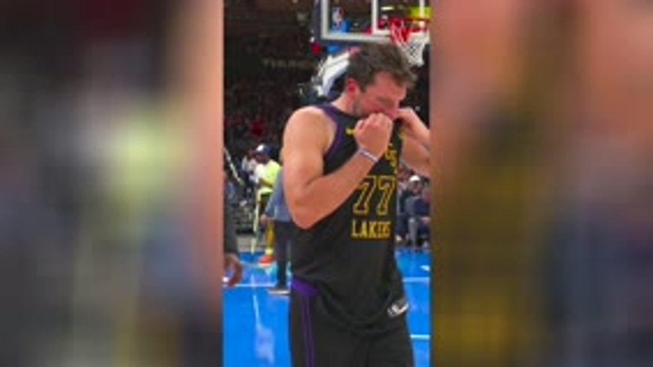Lakers - La blessure de Doncic lors de la défaite face à OKC