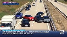 Así fue el accidente múltiple en la A-5 a la altura de Talavera en sentido Badajoz.