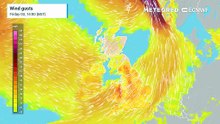 Increasingly windy and stormy conditions as Storm Dave approaches