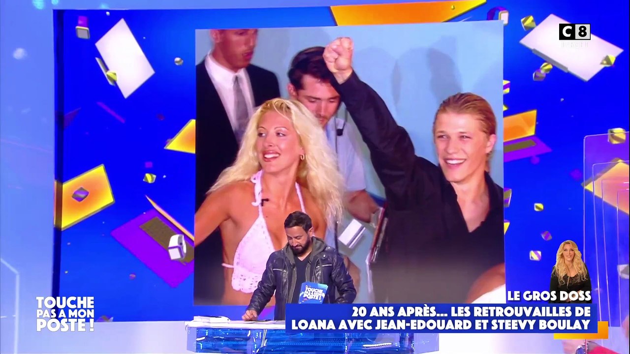 Jean-Edouard et Loana se retrouvent dans "TPMP" en 2021 à l'occasion des 20 ans de "Loft Story".