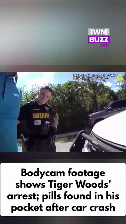 Bodycam footage shows Tiger Woods’ arrest; pills found in his pocket after car crash