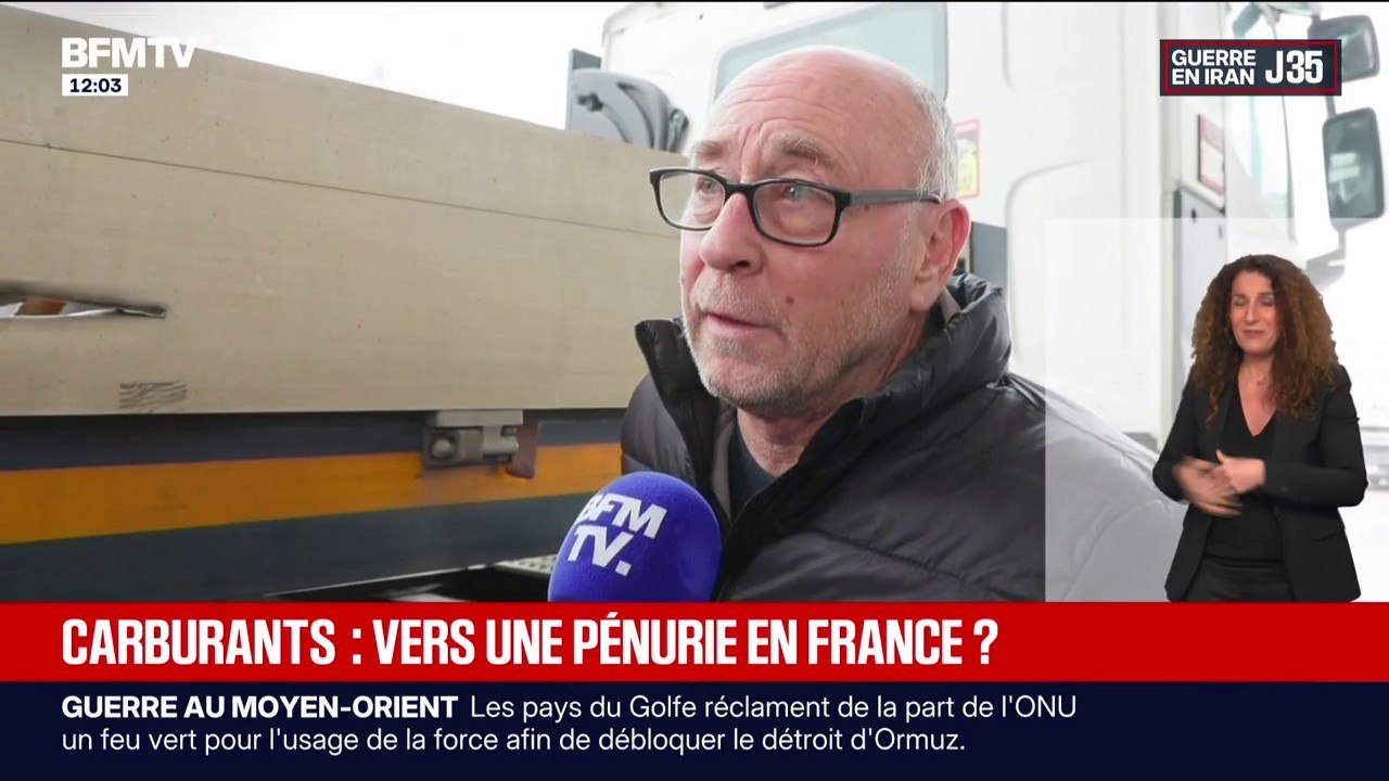 Hausse des prix des carburants: "le plein de mon camion est à 1.000 euros", confie un automobiliste