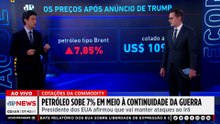Petróleo sobe 7% em meio à continuidade da guerra entre EUA e Irã; Ghani repercute
