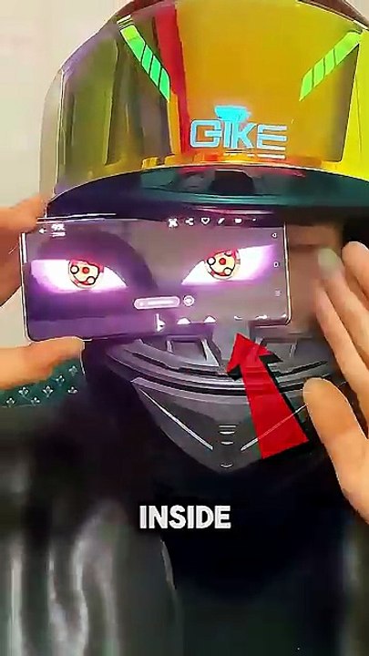 #Creative #This helmet can change your eye colors # Everyday Stories buy helmet# sport #