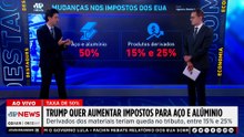 Trump quer aumentar impostos para aço e alumínio