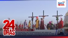 Ilang nanood ng pagpapapako sa krus sa Pampanga, hinimatay dahil sa init | 24 Oras
