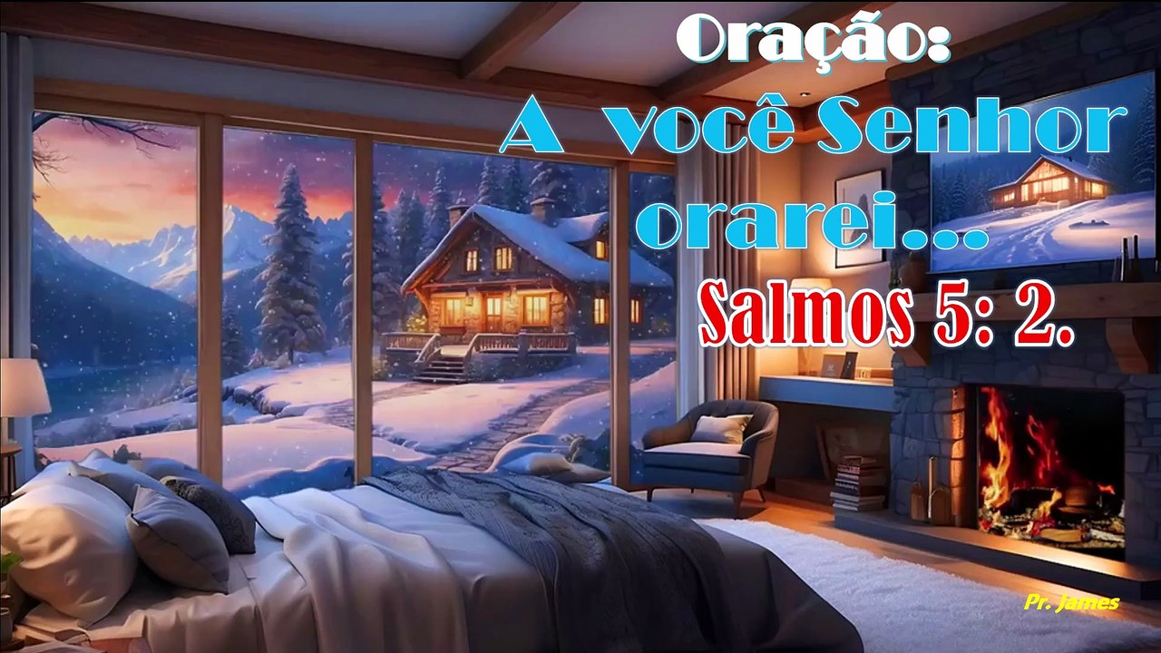 A  você Senhor orarei...Salmos 5: 2.