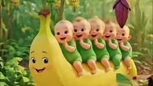 Cute Babies Banana Ride 🐥 | Dudi Dudi Dum Dum Kids Song | Viral Cartoon Animation